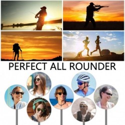 Round Polarized Sports Sunglasses for men women Baseball Running Cycling Fishing Golf Tr90 ultralight Frame JE001 - CD18WR5IZ...