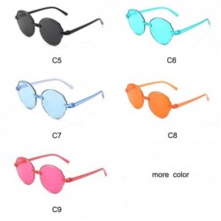 Rimless New Sunglasses Transparent Gradient Sunglasses Multicolor Party Favors Big Rimless Sunglasses INS HOT - Type 4 - C119...