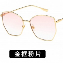 Round Women Sunglasses Retro Luxury Mirror Sun Glasses Yellow Vintage Metal Frame Butterfly Square - White - CN198ZZGL2O $36.23