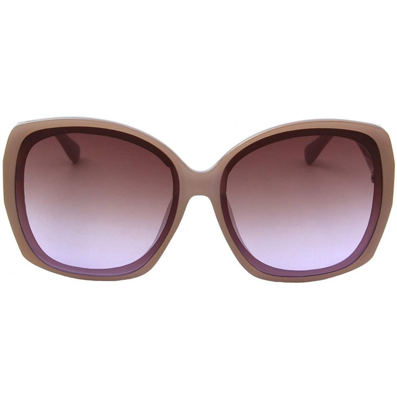 Cat Eye Women Square Cat Eye Fashion Sunglasses - Taupe - CB198N4REAI $11.16