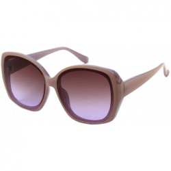 Cat Eye Women Square Cat Eye Fashion Sunglasses - Taupe - CB198N4REAI $11.16