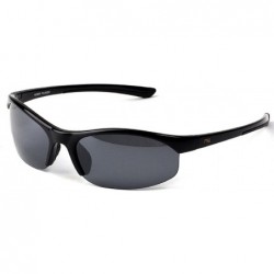Sport The Stride - Lightweight Polarized Sunglasses - Black - CG12E35ZCI9 $94.47