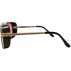 Square Men Women Sunglasses Retro Iron Man Tony Driving Sunglasses - C11 - CM12IT8MERN $12.08