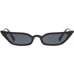 Cat Eye Sunglasses Cat Eye Small Sun Glasses Sexy Eyeware Eyeglasses - Black - CD18Q9D5NUS $11.80