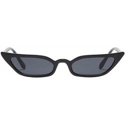 Cat Eye Sunglasses Cat Eye Small Sun Glasses Sexy Eyeware Eyeglasses - Black - CD18Q9D5NUS $11.80