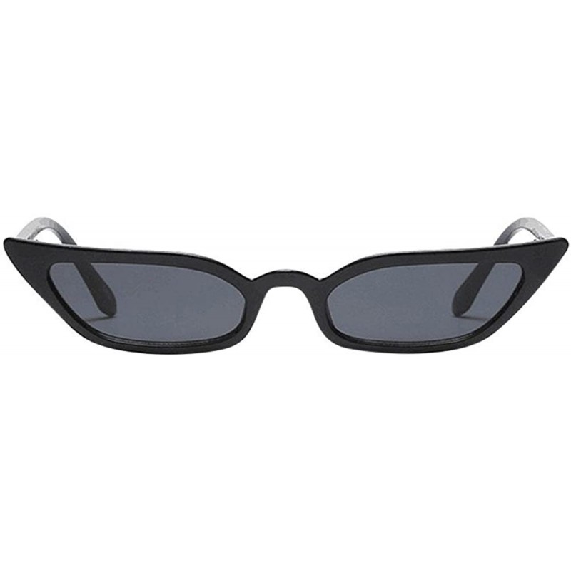 Cat Eye Sunglasses Cat Eye Small Sun Glasses Sexy Eyeware Eyeglasses - Black - CD18Q9D5NUS $11.80