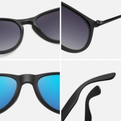 Wrap Polarized Sunglasses for Women Men Retro Mirrored Sun Glasses with UV Protection 2 Pack - CU18Y6Z27A0 $17.94