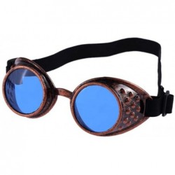 Goggle Vintage Style Steampunk Goggles Welding Punk Cosplay - 8289bu - CZ18ROYN3K7 $10.64