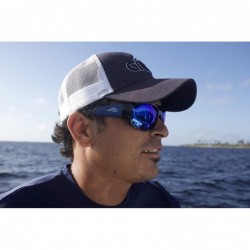 Sport Men's Captiva Polarized Wrap Sunglasses - Matte Black - CJ18MCL3UUQ $21.19