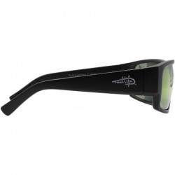 Sport Men's Captiva Polarized Wrap Sunglasses - Matte Black - CJ18MCL3UUQ $21.19