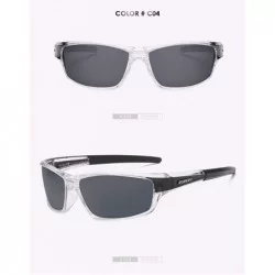 Oversized Men's Glasses Polarized Black Driver Sunglasses NO1 Polarized 620 - No4 - CF18Y4RUARK $26.83