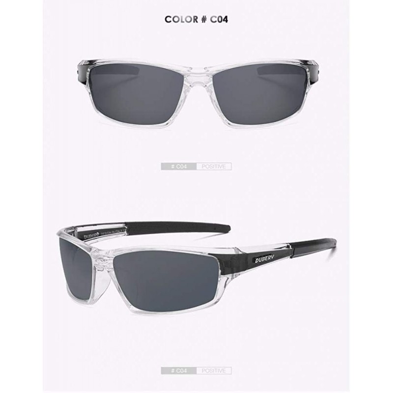 Oversized Men's Glasses Polarized Black Driver Sunglasses NO1 Polarized 620 - No4 - CF18Y4RUARK $11.85