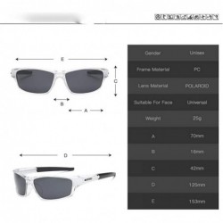 Oversized Men's Glasses Polarized Black Driver Sunglasses NO1 Polarized 620 - No4 - CF18Y4RUARK $11.85