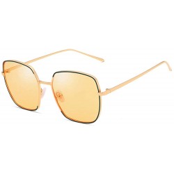 Goggle Stylish Sunglasses - Lacquered Frames - Unisex Ocean Sunglasses - Silver Picture Silver White Mercury C4 - CA18TNQO7YR...