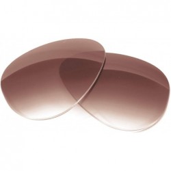 Aviator Non-Polarized Replacement Lenses for Ray-Ban RB3026 Aviator (62mm) - Brown Gradient Tint - C611UGUD6ST $40.40