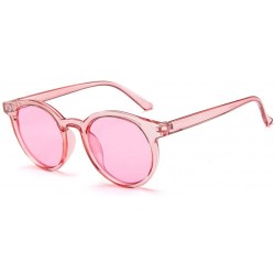 Square MOD-Style Cat Eye Round Frame Sunglasses A Variety of Color Design - S05 - CM189SZA2S7 $31.82
