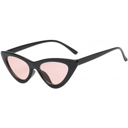 Goggle Unisex Retro Vintage Cat Eye Sunglasses for Women Goggles Plastic Frame - Multicolor C - CD18UYZQHI9 $16.78