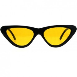 Cat Eye Pop Color Retro Vintage Style Cat Eye Womens Plastic Sunglasses - Orange - CL189LMASA4 $9.13