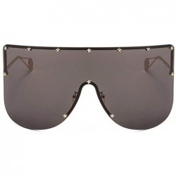 Oversized Vintage Sunglasses Oversized Windproof Glasses - Black - C518NEC75RH $16.34