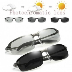 Sport Photochromic Polarized Sunglasses Men Women for Day and Night Driving Glasses - 3043-black - CO18YW927Y3 $21.21