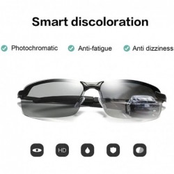 Sport Photochromic Polarized Sunglasses Men Women for Day and Night Driving Glasses - 3043-black - CO18YW927Y3 $21.21