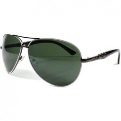 Aviator Classic Old Fashion Hot Mens Womens Retro Vintage 80s Aviator Sunglasse - Metal - CB18X2Y2YG0 $10.09