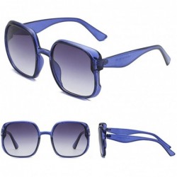 Wrap Female Fashion Pop Sun Eye Glass Irregular Sunglasses Glasses Vintage Style - C - CS18TQEEDN6 $9.57