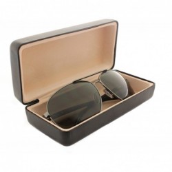 Round Aviator Polarized Bifocal Sunglasses Sun Readers Bi Focal Reading Glasses - Gunmetal Black - CY182DGU5XT $28.66