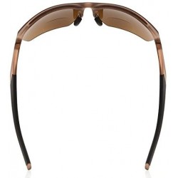 Sport Retro Mens Womens Sports Half-Rimless Bifocal Sunglasses - Matte Brown - CS189X673I6 $10.40