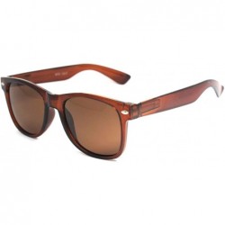 Wayfarer 80's Style Classic Vintage Sunglasses Colored Frame Uv Protection for Mens or Womens - CS11UDONFVV $18.66