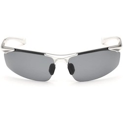 Aviator Limited edition polarized sunglasses - Silver Color - CG12JHCSA7H $26.01