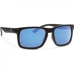 Sport Clyde Sunglasses - Matte Black / Blue Mirror - CR11UTZ87U3 $33.83