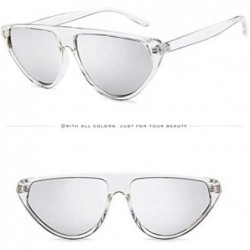 Square Women Men Vintage Retro Glasses Unisex Fashion Aviator Mirror Lens Sunglasses - Multicolor C - C118EL496NC $7.73