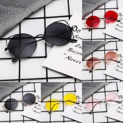 Shield Cat Eye Metal Hollow Frame Sunglasses Mirrored Flat Lenses Sunglasses For Women - Red - CH196M3MRKH $9.45