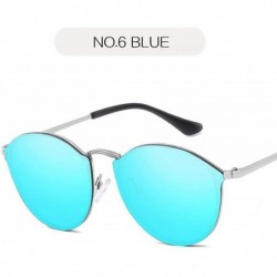 Rimless 2019 Cat Eye Sunglasses Women Luxury Rimless Sun Glasses Retro NO 1 Multi - No 6 - C318XE0569N $10.22