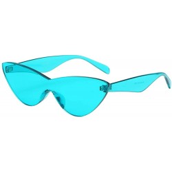 Sport Colorful Transparent Sunglasses One Piece 2DXuixsh - C - C718SEWTTQW $16.81