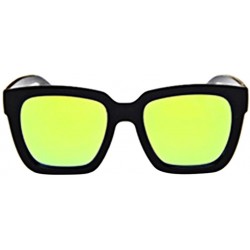 Semi-rimless Retro Polarized Sunglasses for Women-Lightweight Mirrored Lens Fashion Goggle Eyewear Elegant Glasses for Ladies...