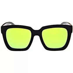 Semi-rimless Retro Polarized Sunglasses for Women-Lightweight Mirrored Lens Fashion Goggle Eyewear Elegant Glasses for Ladies...