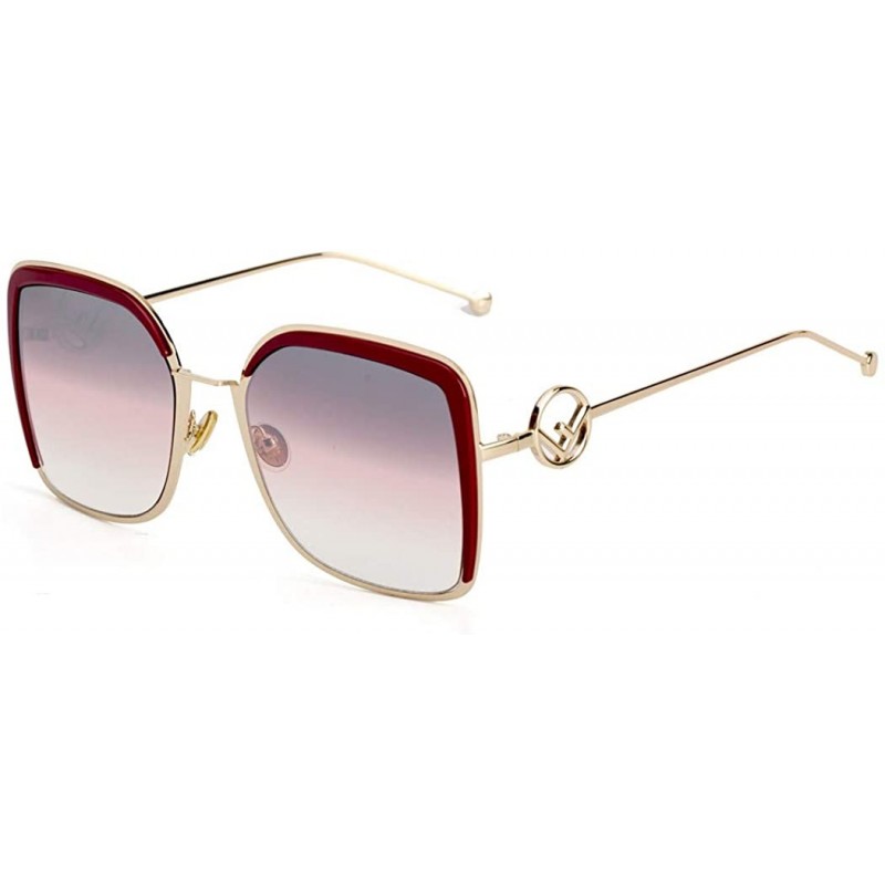 Aviator Sunglasses big frame eyebrow sunglasses - fashion sunglasses ladies - E - CR18S53ZXX2 $38.68