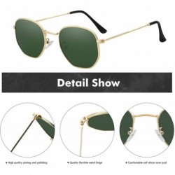 Oval Polarized Sunglasses Men Vintage Sunglass Fashion Mens Summer Sun Glasses Top Quality UV400 - Gold W Black - C7197Y6Q39K...