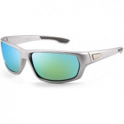 Sport Unisex Sports Sunglasses Driving Glasses Shades for Men Women - Green - C418WU3O3NC $16.31