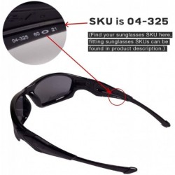 Sport Replacement Lenses Or Lenses With Rubber for Oakley Straight Jacket Sunglasses - 43 Options Available - CX1170FD8XB $19.17