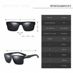 Aviator Polarized Sunglasses Men Driver Shades Male NO1 Polarized 918 - No6 - CO18XAK4LG6 $12.35