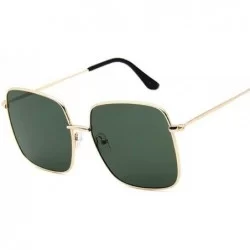 Square Square Sunglasses Sunglasses Women Sunglasses Women Suitable for Parties - Shopping - Shopping Sunglasses - Green - CX...