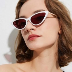 Cat Eye Retro Cat Eye Sunglasses Women Metal Frame Black Leopard Sun Glasses Female Eyewear - Gold With Black - CC18XQDYG9H $...