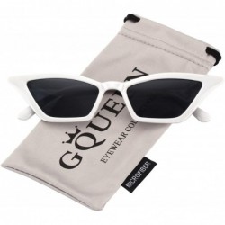 Cat Eye Clout Goggles Vintage Cat Eye Sunglasses Mod Style UV Protection Kurt Cobain shades-GQS8 - C418DD5UAS2 $10.68