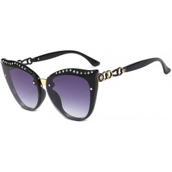 Cat Eye Fashion elegant sunglasses - diamond sunglasses - cat eyes fashion sunglasses - A - C218RNU64UU $43.21