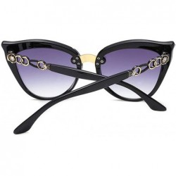 Cat Eye Fashion elegant sunglasses - diamond sunglasses - cat eyes fashion sunglasses - A - C218RNU64UU $43.21