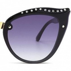 Cat Eye Fashion elegant sunglasses - diamond sunglasses - cat eyes fashion sunglasses - A - C218RNU64UU $43.21