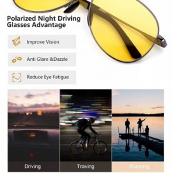 Aviator Aviator Driving Glasses Polarized Anti Glare - Gun - CK18ANSKKDE $14.97